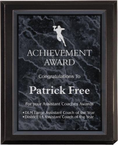 Matte Black Plaque Award