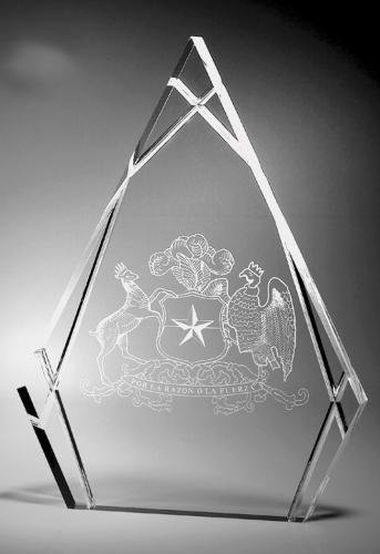 Multi-Cut Triangle Acrylic Award