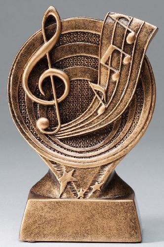 Music Resin Trophy