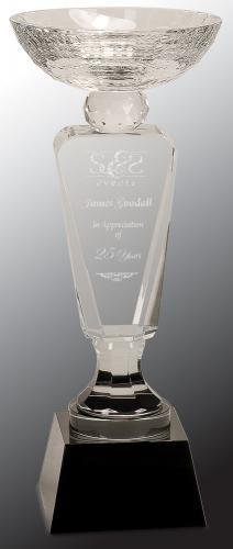 Pedestal Crystal Bowl Trophy
