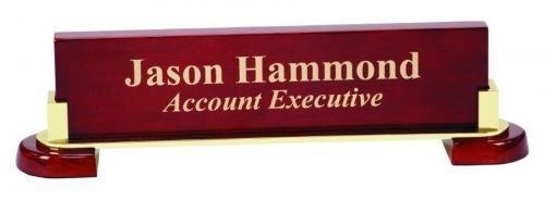 Piano & Metal Name Bar