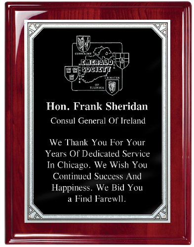 Plaque Board with Heavy Laquer Finish