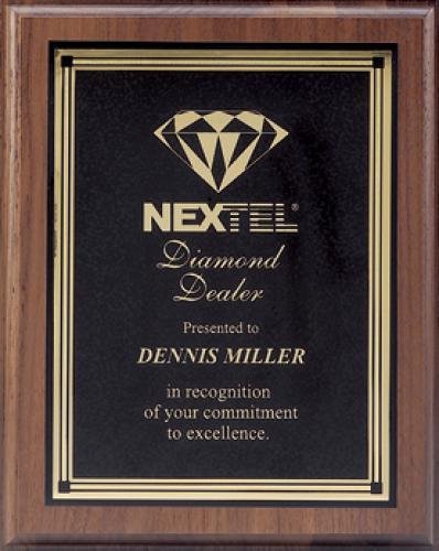 Plaque with Square Plate Award