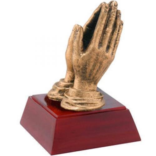Praying Hands Resin