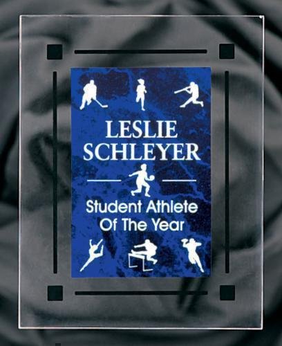 Purple Marble Acrylic Award Recognition Plaque