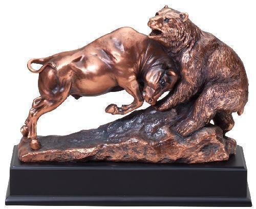 Resin Bear And Bull