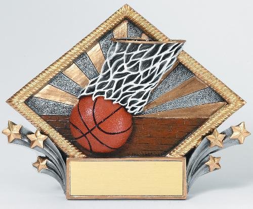 Resin Diamond Plate -Basketball