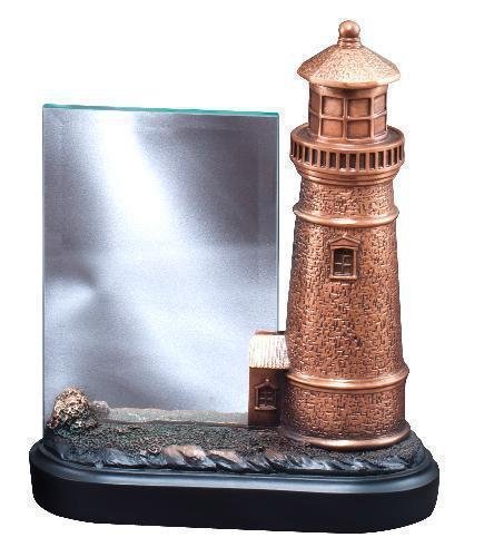 Resin Light House With Glass