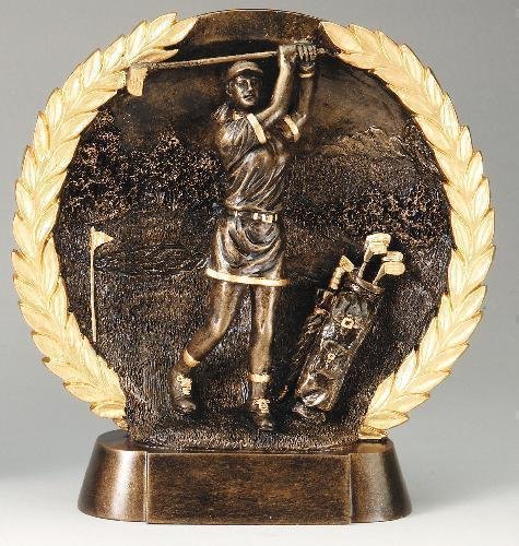 Resin Plate -Golf Female