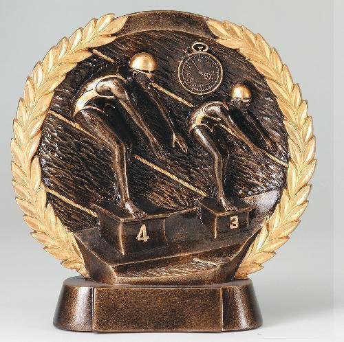 Resin Plate -Swimming Female