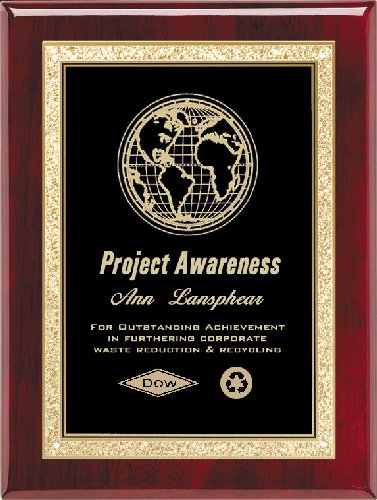 Rosewood Piano  Finish Plaque