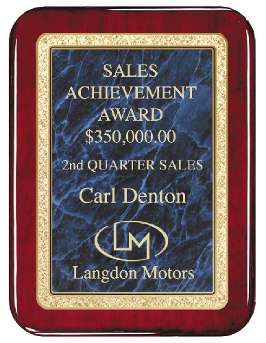 Rosewood Piano  Finish Plaque