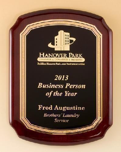 Rosewood Piano Finish Plaque