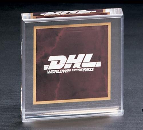 Ruby Marble Center Acrylic Paper Weight