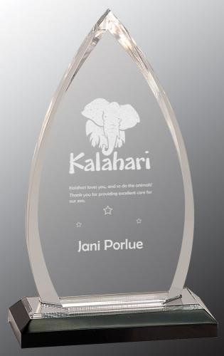 Silver Oval Impress Acrylic