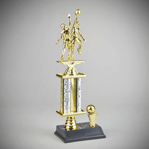 Single Column Trophy W/Riser & Trim