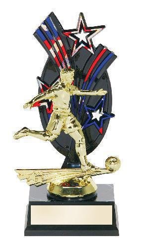 Soccer Male USA Backdrop Trophy