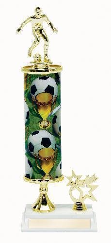 Soccer Single Column with Trim Trophy