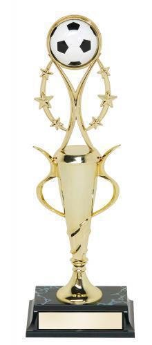 Soccer Trophy With Cup