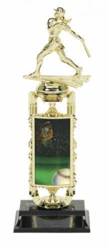 Softball Lenticular Atomic Trophy