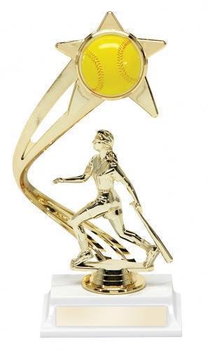 Softball Stars Backdrop Trophy