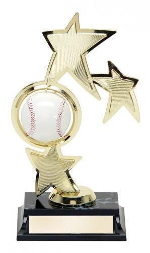 Spinning Baseball Stars Trophy