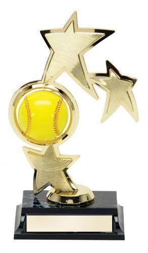 Spinning Softball Stars Trophy