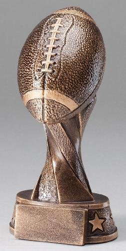 Spiral Series Resin Bronze Trophy -Football