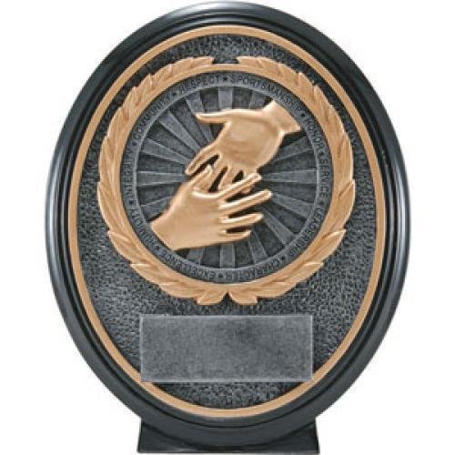 Sportsmanship Resin Oval