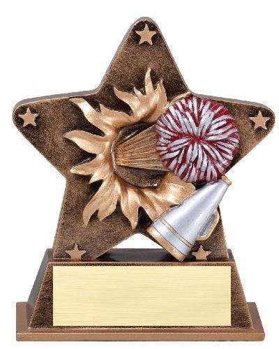Star Burst Resin -Cheerleading