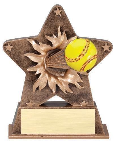 Star Burst Resin -Softball