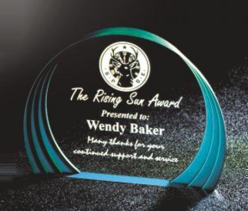 Step Side Sun Acrylic Award