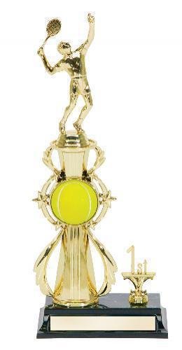 Tennis Male With Riser and Trim Award
