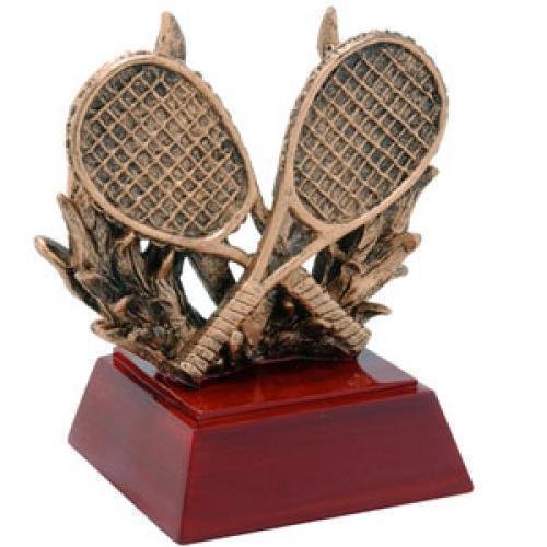 Tennis W/ Racquets Resin