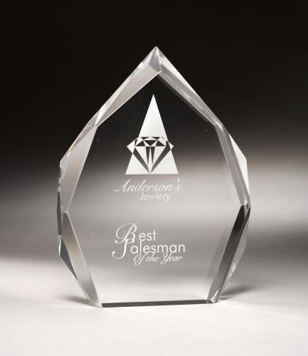 Top Peak Clear Acrylic Award