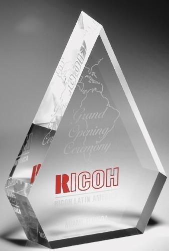 Triangle Peak Acrylic Award