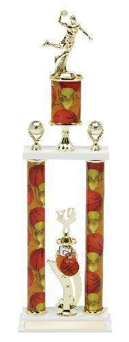 Two Tier Basketball Trophy