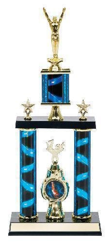 Two Tier Gymnastics Male Trophy