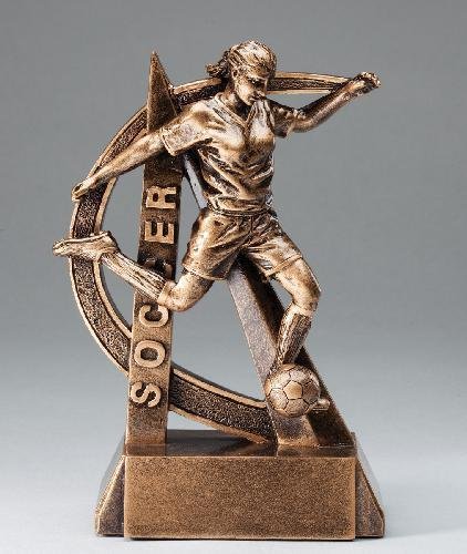 Ultra Action Resin Trophy -Soccer Female