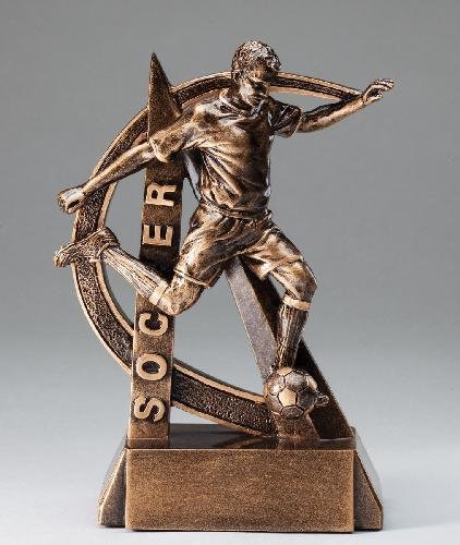 Ultra Action Resin Trophy -Soccer Male