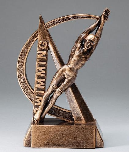 Ultra Action Resin Trophy -Swimming Female