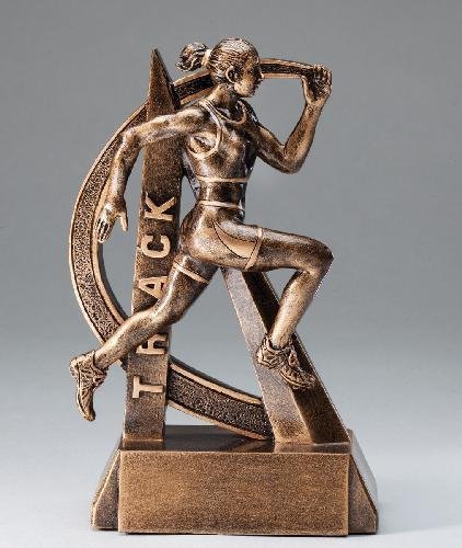 Ultra Action Resin Trophy -Track Female