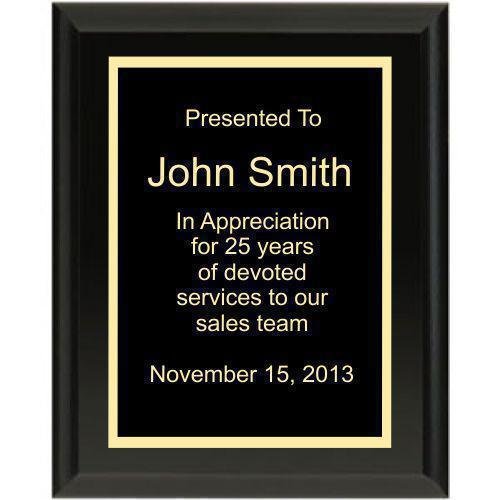 Ultra Gloss Black Plaque