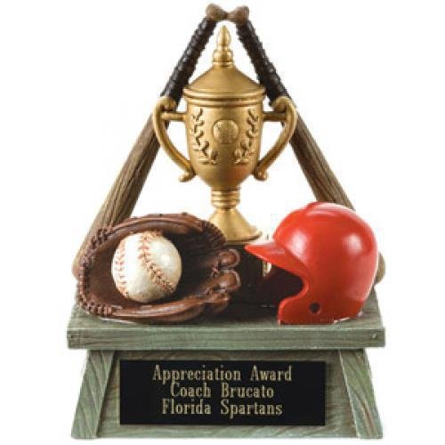 Vintage Trophy Award Baseball
