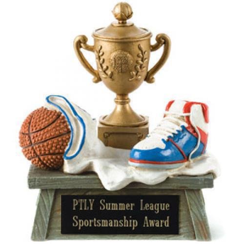 Vintage Trophy Award Basketball