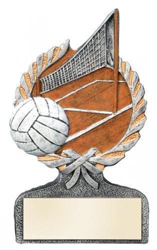 Volleyball Multi Color Sport Resin Figure