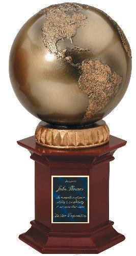 World Globe On Base