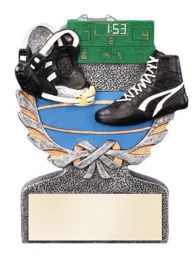 Wrestling Multi Color Sport Resin Figure